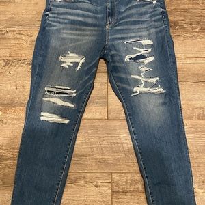 American Eagle next level stretch Distressed Jeans size 22